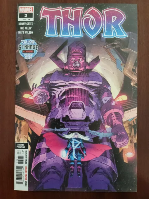 Thor #2 4Th Printing Nic Klein Variant Unread Nm Or Better Condition 🔥