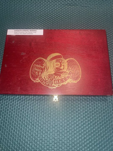 Fat Bottom Betty Gordito Drew Estate Empty Wooden Cigar Box 10.5x7x1.5