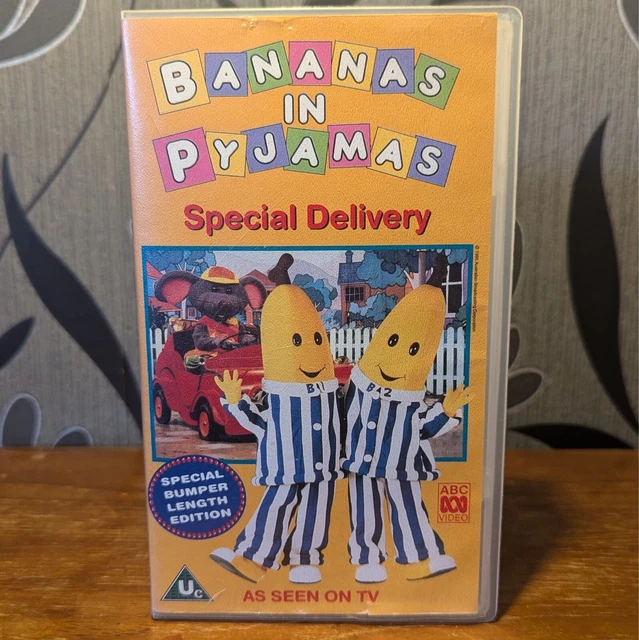 BANANAS IN PYJAMAS Special Delivery VHS Bumper Length Edition Rare