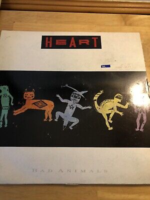 Heart Bad Animals LP Record Album Vinyl 1987
