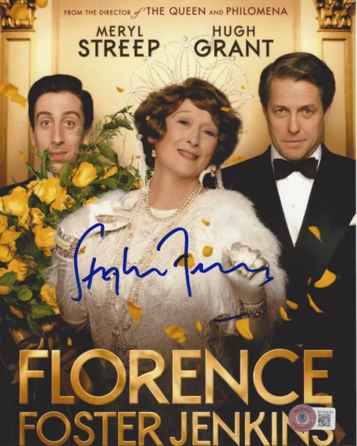 DIRECTOR STEPHEN FREARS SIGNED 'FLORENCE FOSTER JENKINS' 8x10 PHOTO BECKETT COA