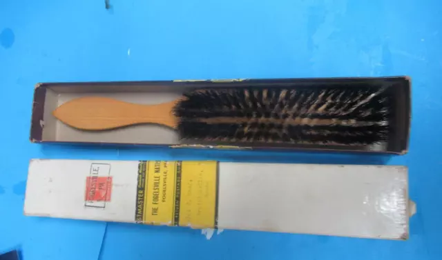 Vintage 1951 The Fogelsville PA National Bank Advertising Brush with box (new)