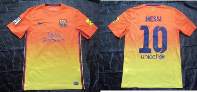 Lionel LEO Messi #10 BARCA 2012-2013 Nike FC Barcelona jersey Shirt men size S