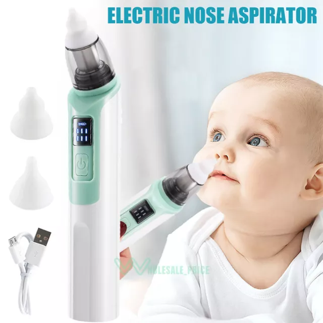 Limpiador Nasal recargable para bebé, aspirador Nasal eléctrico de succión ajust