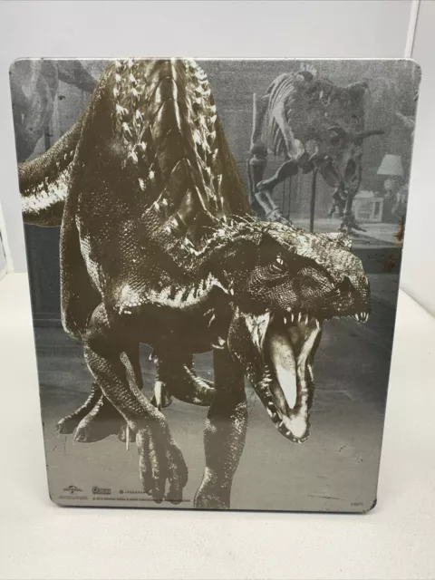 Jurassic World: Fallen Kingdom (DVD, 2018, SteelBook 4K Ultra HD Blu-ray)