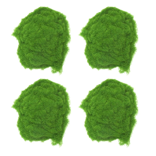 4 sacchetti nylon kit materiale base erba artificiale verde