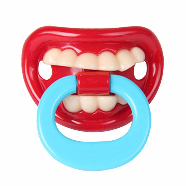 Silicone Funny Pacifier Dummy Nipple Teethers Toddler Gift 2022 NEW E5T9