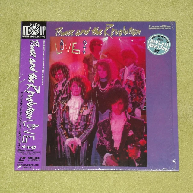 PRINCE AND THE REVOLUTION Live - RARE 1990 JAPAN LASERDISC + OBI (SM037-3472)