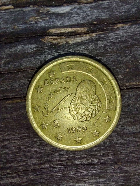 PIÈCE 50 CENTIMES espagne 1999 rare EUR 90,00 - FR