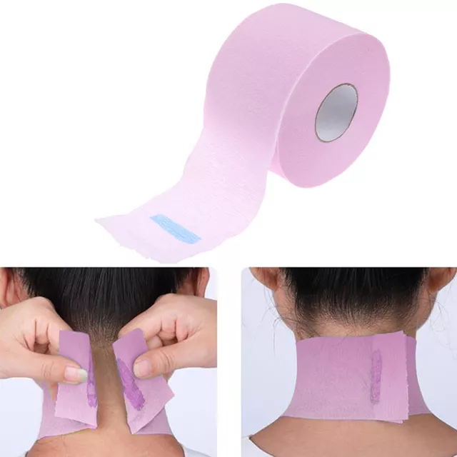 1 rollo de tiras de papel desechables para cuello herramientas de peluquería cuello de peluquería accesorios IHFW