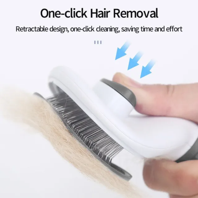 Pet Hair Remover Dog Cat Comb Grooming Massage Deshedding  Cleaning Brush 4