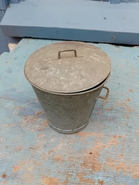 Lessiveuse miniature ancienne pour enfants en Zinc - Complète