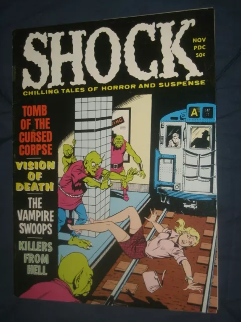 SHOCK VOL 2 #5 ( Stanley) Vintage magazine sized horror comic ! SHOCK VOL 2 #5 ( Stanley) Vintage magazine sized horror comic !