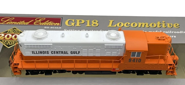 Ho Life Like Proto 2000 30681 Gp18 Illinois Central Gulf Icg #9410 Dcc Sound 2