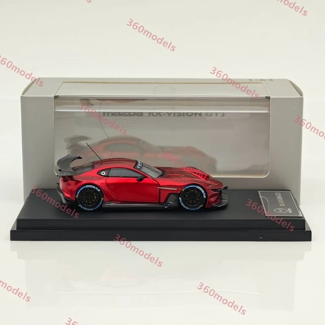 GLORY 1:64 MAZDA RX Vision GT3 Coupe Racing Sports Model Red