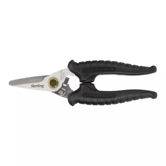 BLACK PANTHER 185mm (7") Industrial ROUND Points Snips Sterling Scissors