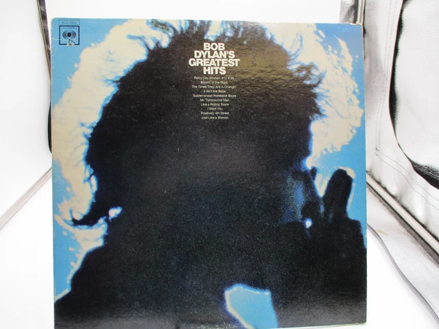 Bob Dylan "Greatest Hits" LP Record Ultrasonic Clean Columbia 2 Eye Mono VG+