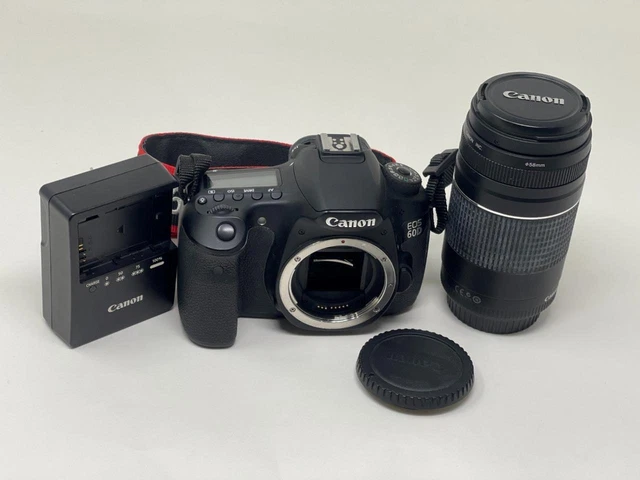 Canon EOS 60D DSLR Camera Body + EF 75-300MM f/4-5.6 Lens Very Good G261 Canon EOS 60D DSLR Camera Body + EF 75-300MM f/4-5.6 Lens Very Good G261