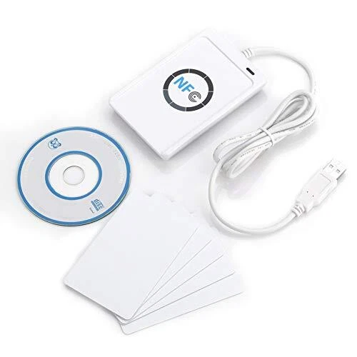 Jadeshay NFC RFID Reader - Lettore/scrittore RFID NFC ACR122U ISO 14443A / B ...