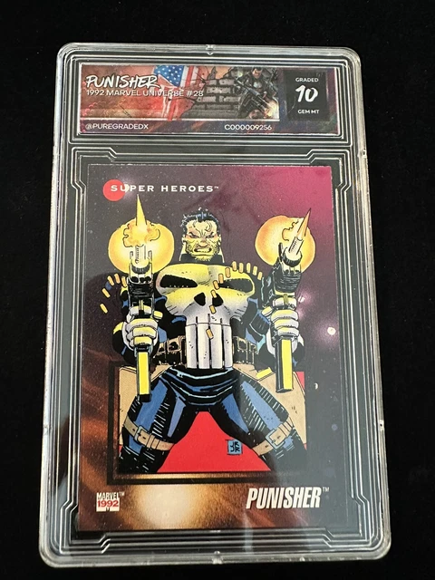 1992 Marvel Universe #28 Punisher PGX 10💎
