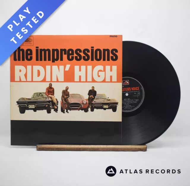 The Impressions Ridin' High Mono First Press LP Album Vinyl Record - VG+/EX