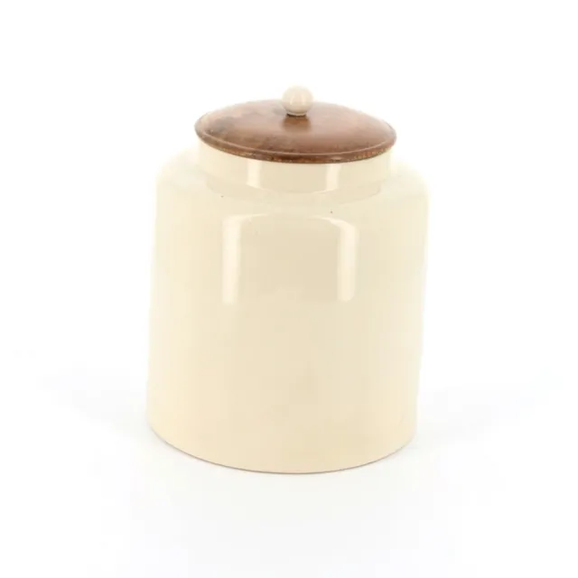 County Kitchen Cream Ceramic Round Storage Jar / Utensil Jar / Vase STC781063