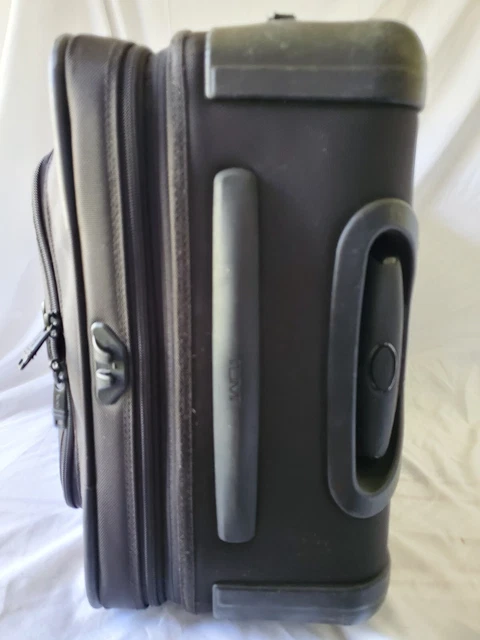 Tumi Black Luggage 20" Upright Wheeled Suitcase 9