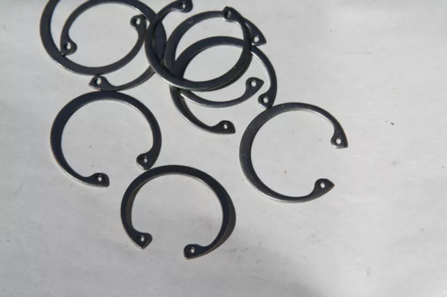 4 Pieces Your Choice  1"  Thru  2"  Internal Retaining Rings Steel