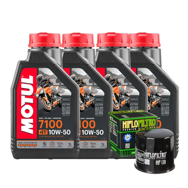 Motul 7100 10W50 Synth / Racing Ölfilter Aprilia RS660 Ab Bj 20