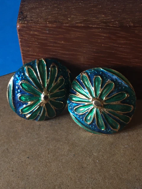 Lot De 3 Paires De Boucles D'oreilles Clips Vintage ORENA Paris - Bijou Ancien