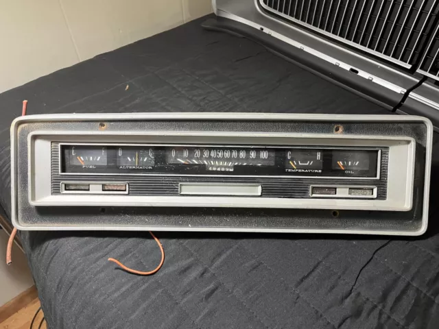 1970 1971 Dodge Sweptline Pickup Instrument Cluster Gauges D100 D200 Power Wagon 1970 1971 Dodge Sweptline Pickup Instrument Cluster Gauges D100 D200 Power Wagon