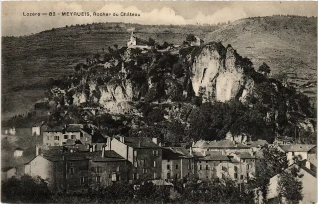 CPA AK MEYRUEIS - Rocher du Chateau (638301)