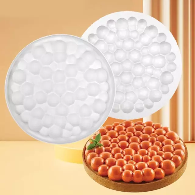 Round Bubble Silicone Rubber Flexible Food Safe Mould Clay Resin Ceramics Candy