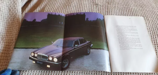 Daimler Brochure Sovereign Double Six Vanden Plas H.E. Limousine 4.2 ♻️
