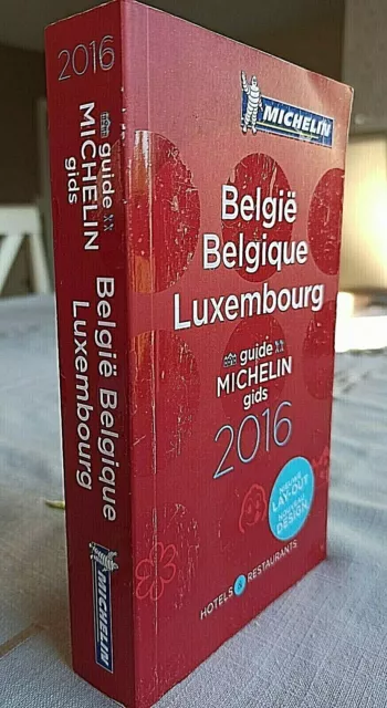 Guide Michelin BELGIQUE LUXEMBOURG 2016  - Très bon état