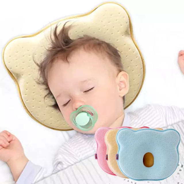 Baby Kids Pillow Against Flat Head Baby Pillow Plagiocephaly Memory Foam Fln Bed