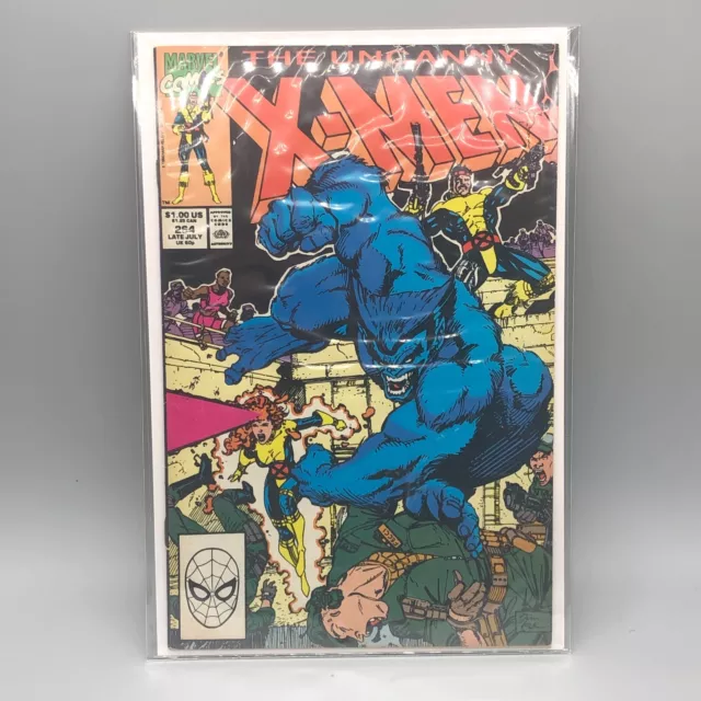 The Uncanny X-Men 264 Hot Pursuit Marvel Comics 1990 Jim Lee Cover