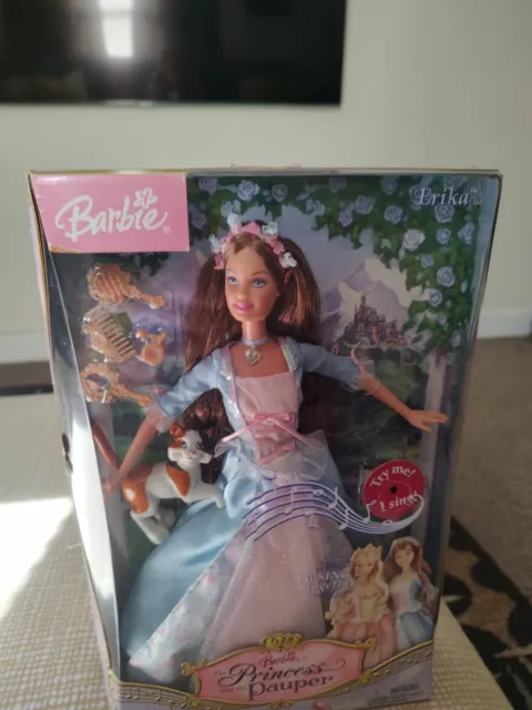 princess and the pauper barbie erika doll