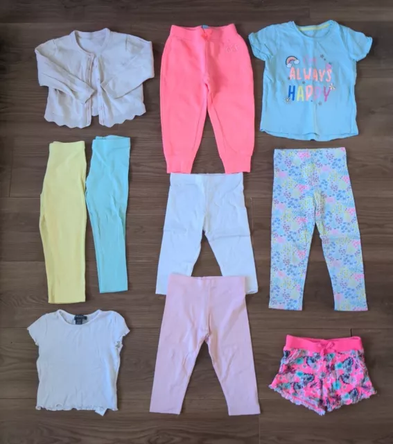 Massive Bundle Girls 2-3 Years Clothes Tops Trousers Shorts Leggings