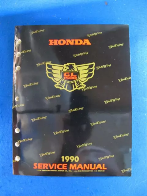 Honda 1990 GL1500 GOLD WING Service  Manual BRAND NEW T47