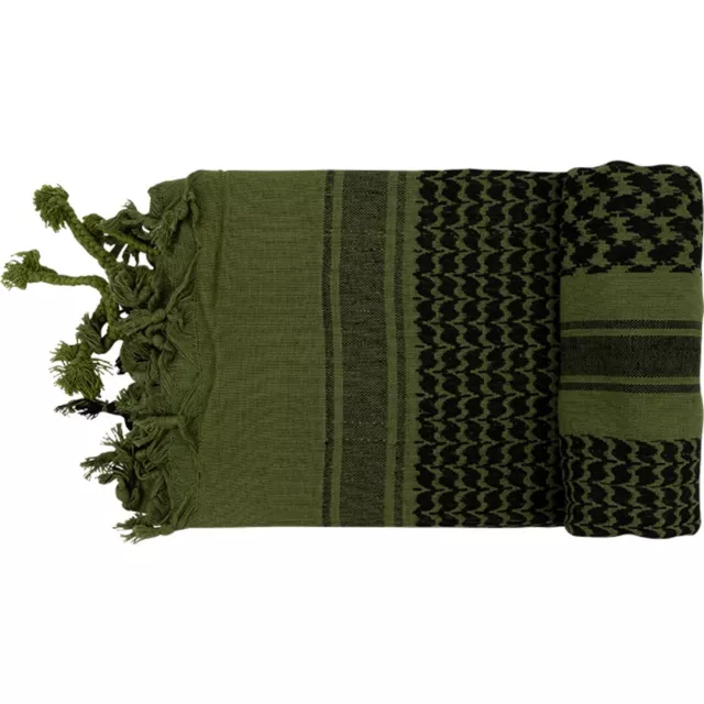Web-Tex Army Shemagh Green & Black Airsoft Army Style Neck Scarf