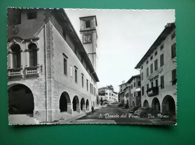 S.daniele Del Friuli - Via Roma - Cartolina Viaggiata 1964