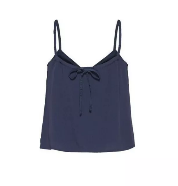 Tommy Hilfiger tank top taglia S camicia camicetta blu navy top