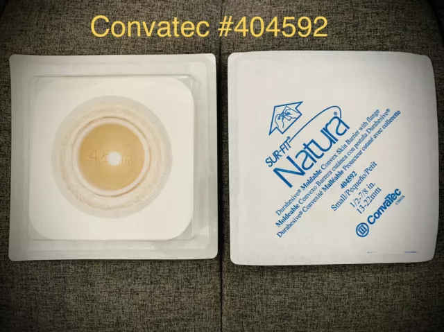 Convatec 404592 SurFit Natura Durahesive Moldable Convex Skin Barrier-10 wafers