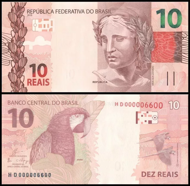 Commemorative Banknote Of The Fifth Centenary Brazil 10 Reals