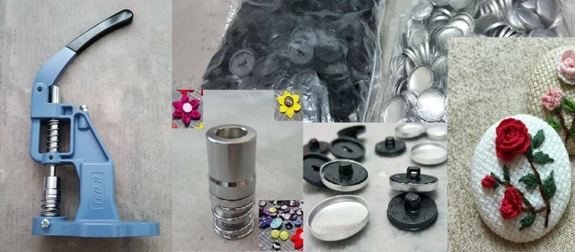 Outil Manuel Pour Recouvrir Des Boutons Avec Du Tissu - Sans Presse Nécessaire - Marque Getmore Tools