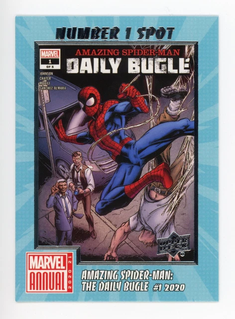 2020-2021 Amazing Spider-Man Number 1 Spot Upper Deck Marvel Annual # N1S-20