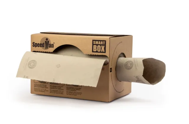 2 Stück Papierboxen Schrenzpapier Packpapier Knüllpapier - SpeedMan SmartBOX®