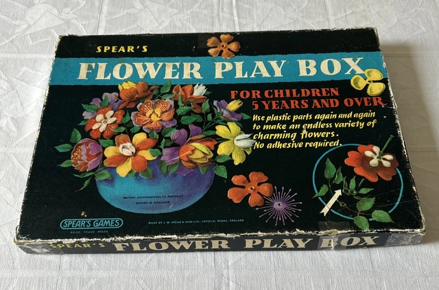 Caja de juego vintage Spear's Flower 5841