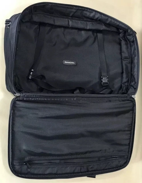 Used Dakota by Tumi Black 22” Exp Carry On Garment Bag Overnighter Briefcase 6